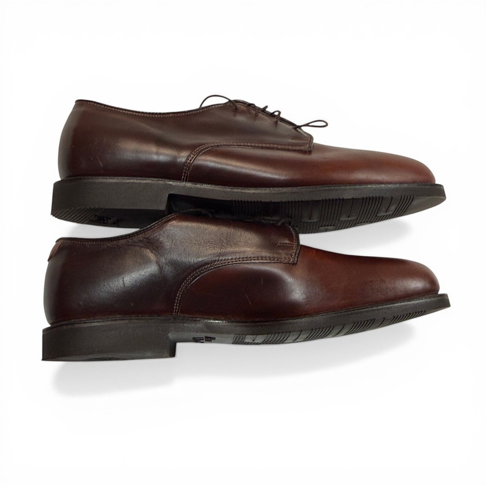 Allen Edmonds Holbrook 1558 Mens 10 D Brown Chromexcel Leather Derby Shoes USA - Picture 3 of 14